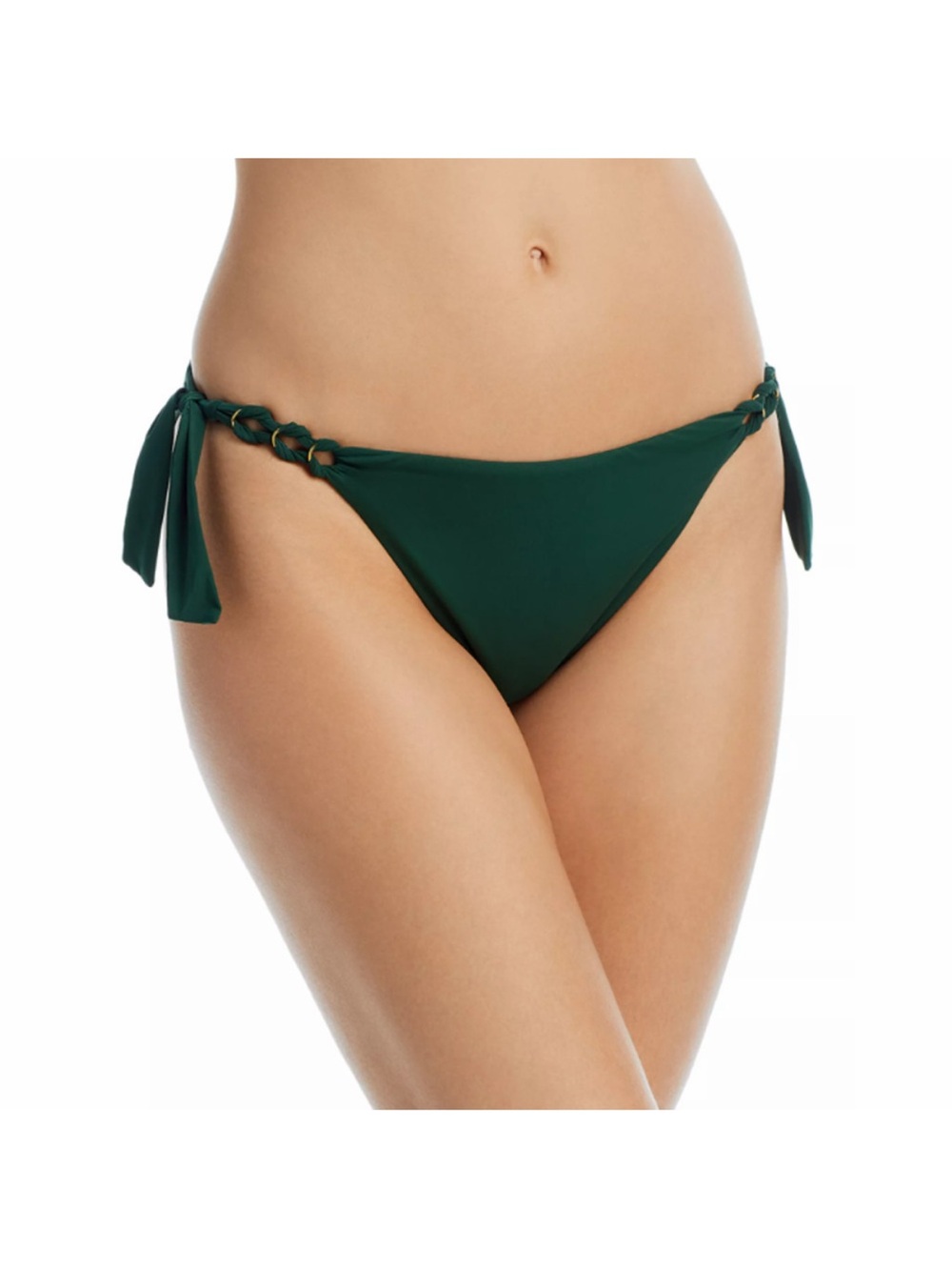 Bleu Rod Beattie Ring Master Side Tie Bikini Bottoms Green Size 10